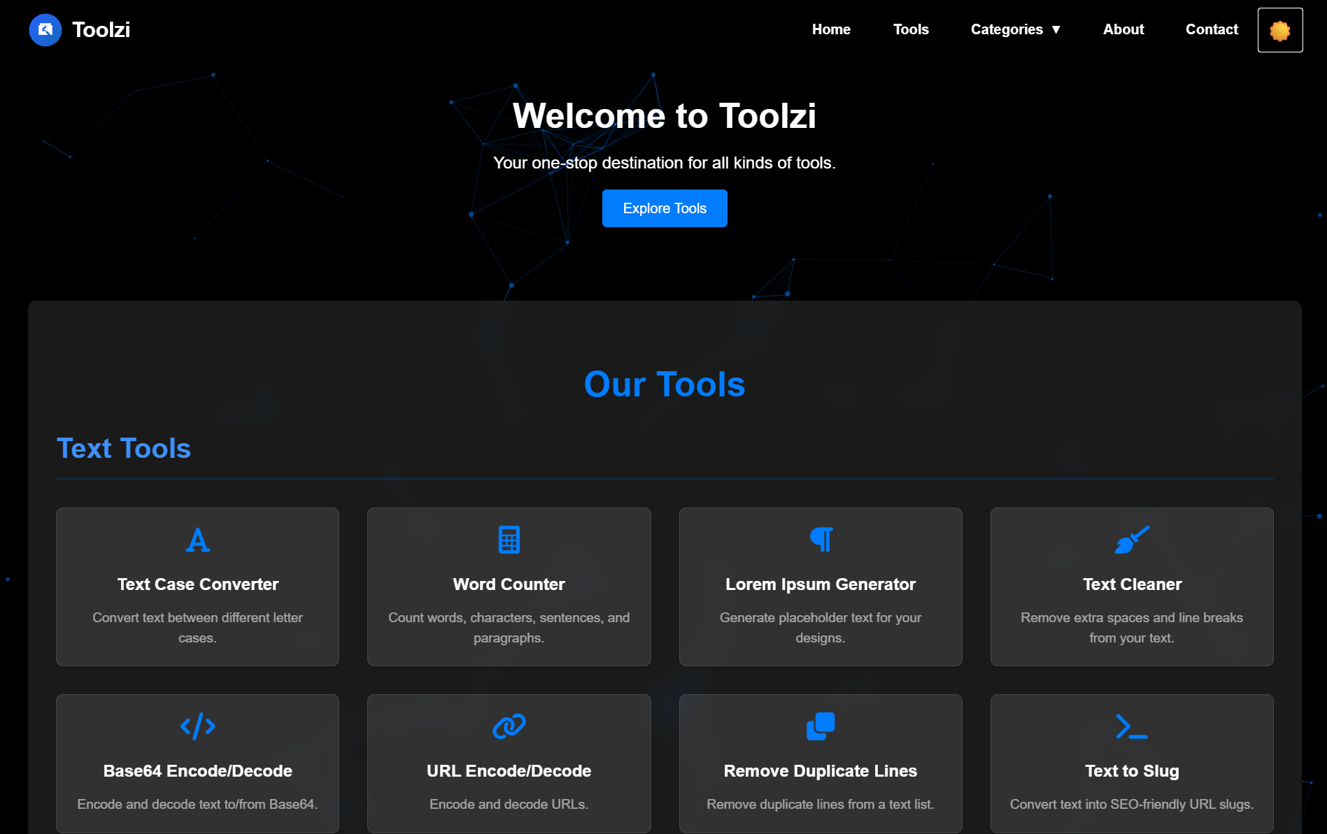 Tools Template Preview